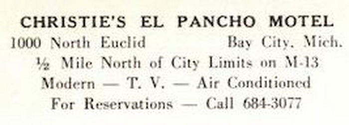 El Pancho Motel (Travel Inn) - Vintage Postcard (newer photo)